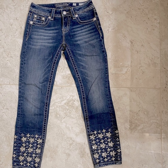 Miss me Swarovski ankle jeans - Picture 1 of 15